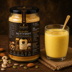 Nuttyment by Graindians made with makhana nuts and seeds for everyday nutrition