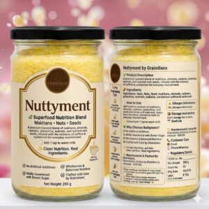 Nuttyment by Graindians healthy superfood mix made with makhana nuts and seeds for daily nutrition
